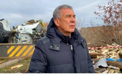 Минниханов назвал причину падения самолета в Татарстане