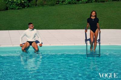 Не разлей вода: самая яркая пара украинского спорта в съемке Vogue Man UA