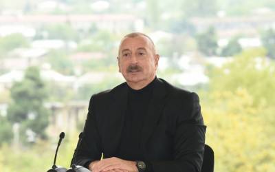 Президент Ильхам Алиев: Азербайджанский народ поверил в нас и был абсолютно уверен в том, что мы одержим историческую Победу. Так и случилось