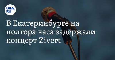В Екатеринбурге на полтора часа задержали концерт Zivert. Фото