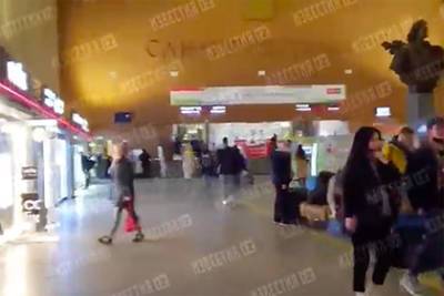 На вокзале в Петербурге нашли похожий на гранату предмет и оцепили вход в здание