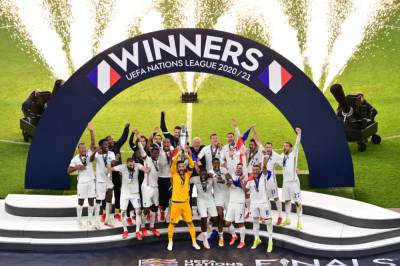 Карим Бензема - Маркос Алонсо - Сборная Франции стала чемпионом Лиги наций-2020/21 - sport.bigmir.net - Франция - Испания - Финал
