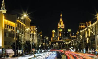 Более 250 зданий Садового кольца в столице подсветили за последние восемь лет - vm.ru - Москва