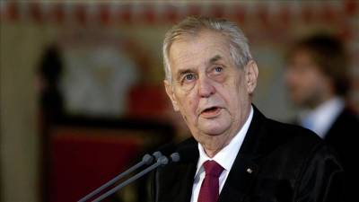Президента Чехии госпитализировали после парламентских выборов