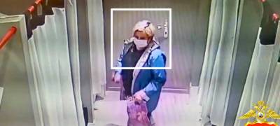 В Петрозаводску ищут женщину, подозреваемую в краже из магазина (ВИДЕО)