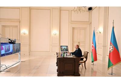 Президент Ильхам Алиев выступил в видеоформате на заседании высокого уровня Движения неприсоединения (ФОТО)