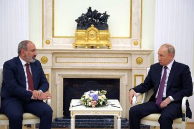 Путин встретится с премьер-министром Армении Пашиняном 12 октября