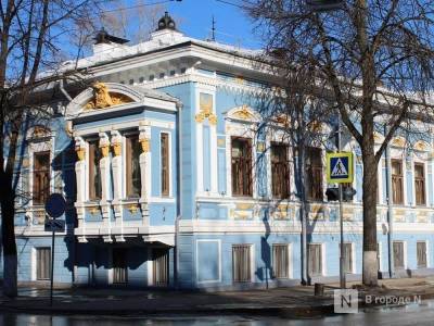 Фасад Литературного музея в Нижнем Новгороде восстановят до конца года