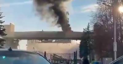 В спорткомплексе ЦСКА в Москве произошел пожар