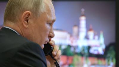 Путин провёл телефонные переговоры с Меркель и Макроном