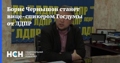 Борис Чернышов станет вице-спикером Госдумы от ЛДПР