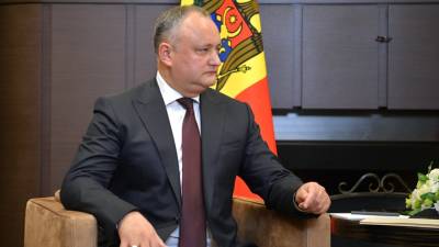 Додон заявил об упущенном Молдавией шансе заключить контракт с Газпромом
