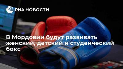 В Мордовии будут развивать женский, детский и студенческий бокс