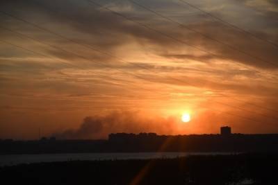 В Астраханской области сохраняется запах гари из-за степного пожара