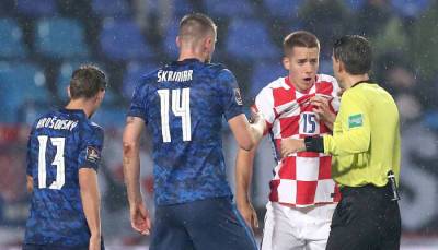 Хорватия сыграла вничью со Словакией и опустилась на второе место отборочной группы H