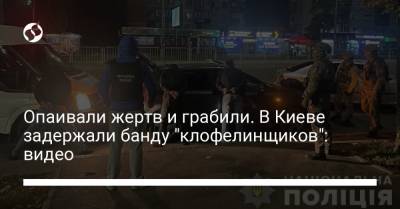 Опаивали жертв и грабили. В Киеве задержали банду "клофелинщиков": видео