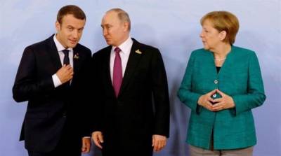 Макрон, Меркель и Путин обсудили Нормандский формат
