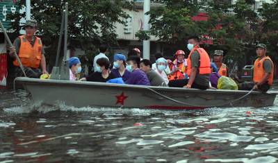 Свыше 120 тысяч человек эвакуировали в Китае в связи с наводнением