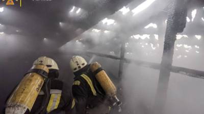 Пожар в центре Киева: новые данные от спасателей
