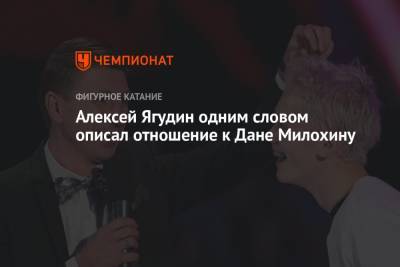 Алексей Ягудин одним словом описал отношение к Дане Милохину