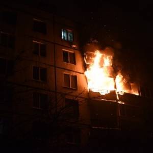 В Александровском районе Запорожья горела девятиэтажка: погиб мужчина