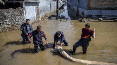 Наводнения в китайской провинции Шаньси привели к гибели 15 человек