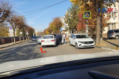 На улице Садовой в Рязани произошло ДТП с участием такси