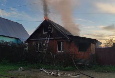Сработавшая сигнализация спасла семью в Тверской области от пожара в доме