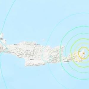 На острове Крит зафиксировали сильное землетрясение
