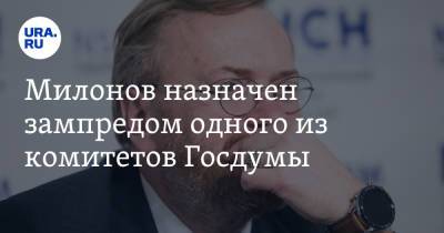 Милонов назначен зампредом одного из комитетов Госдумы