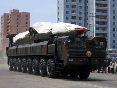 В Северной Корее показали гиперзвуковой блок новой ракеты «Хвасон-8»
