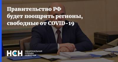 Правительство РФ будет поощрять регионы, свободные от COVID-19