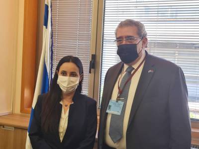 Состоялась рабочая встреча президента "АзИз" с председателем межпарламентской комиссии Израиль - Азербайджан