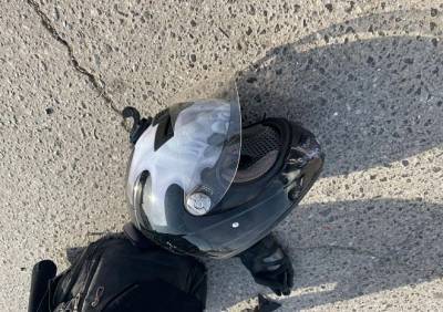 В Полянах столкнулись мотоцикл и легковушка