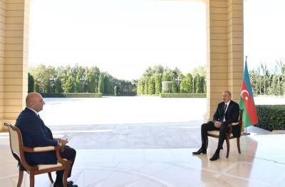 Хроника Победы: Интервью Президента Ильхама Алиева турецкому телеканалу Haber Türk от 13 октября 2020 года (ФОТО/ВИДЕО)