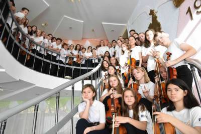 Сахалинский детский симфонический оркестр готовится к большому концерту