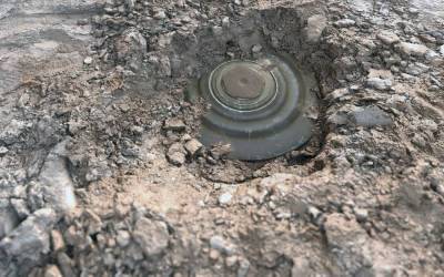 Во Владимировке оцепили улицу из-за найденной мины
