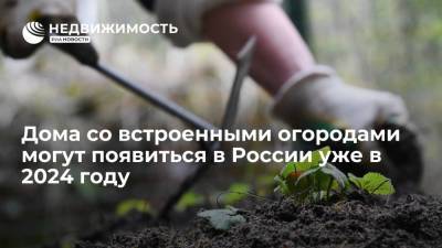 Эксперт Михаил Чарный: дома со встроенными огородами могут появиться в России уже в 2024 году