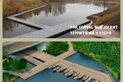 Строительство открытого бассейна и плавучего моста началось на острове Татышев в Красноярске