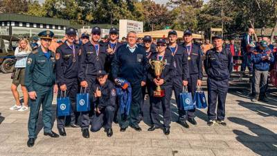 Московская сборная стала лучшей среди команд спасателей на чемпионате по многоборью
