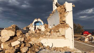 Около Крита произошло землетрясение