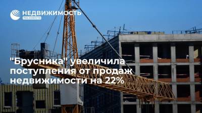 Девелопер "Брусника" увеличил поступления от продаж недвижимости на 22% - realty.ria.ru - Москва - Строительство