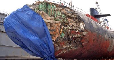 Появились фото повреждений американской подлодки, врезавшейся в неизвестный объект в море