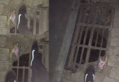 На отремонтированном участке улицы Кирова в Глазове нашли решетку ливневки с дырой
