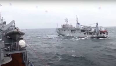 В Черном море произошел инцидент с кораблем ВМС ВСУ, экипаж ведет борьбу за живучесть