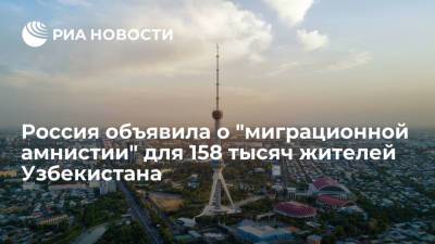 Посольство Узбекистана заявило об амнистии в РФ для 158 тысяч граждан республики