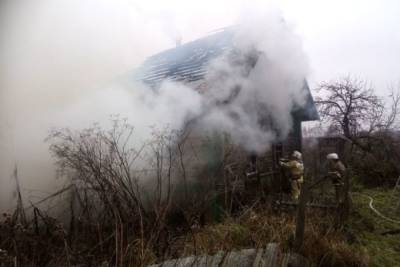 В Дорогобужском районе сгорела дача