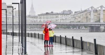 Дождливая и облачная погода ожидает москвичей 14 октября