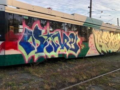В Челябинске возбудили уголовное дело из-за граффити на новом трамвае