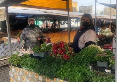 На Заднепровском рынке в Смоленске усилили противоковидные меры
